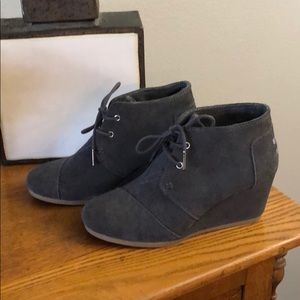TOMS suede bootie